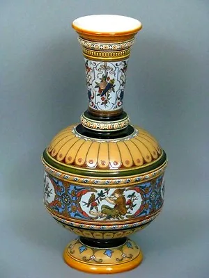 Buy Mettlach Vase Villeroy & Boch Circa 1885 • 559.26£