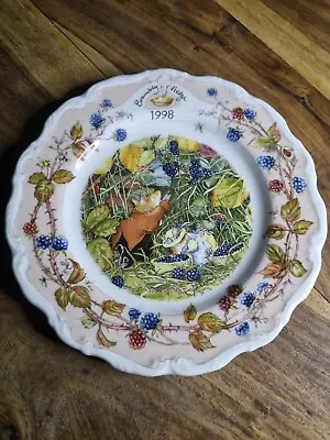 Buy Royal Doulton Brambly Hedge 1998 Year  Plate 20cm • 35£