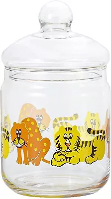 Buy ADERIA Glassware Retro Zoomate Bonbon Canister 680 1927 Animal MADE IN JAPAN • 27.71£
