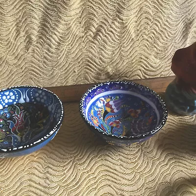 Buy Two Beautiful Turkish Ceramic Bowls  • 20£