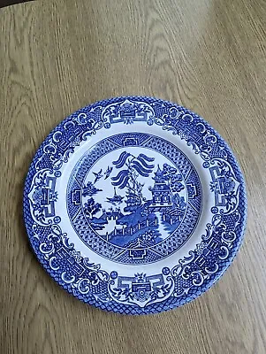Buy Vintage English Ironstone Tableware Old Willow Side Plates Excellent Condition  • 3.25£