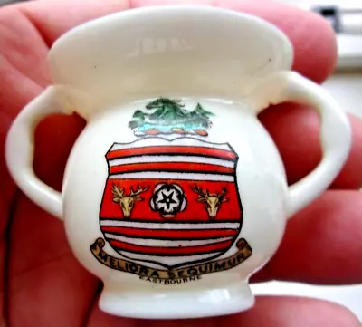 Buy WH Goss Crested China Twin Handled Abbots Cup From The Original Fountains Abbey • 2.99£