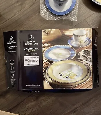 Buy Royal Doulton 5 Piece Setting Carmina Cucina Fine Porcelain! 1 Set, Msg For More • 25£