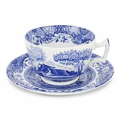 Buy Spode Blue Italian Breakfast Cup & Saucer • 44£