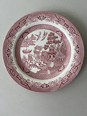 Buy Churchill Willow Rosa Pink Dinner Plate 10 3/8  Diameter Made In England • 8.62£