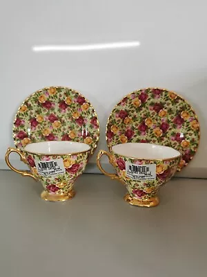 Buy Royal Albert Old Country Roses Chintz Teacup And 16cm Plate Set • 39.99£