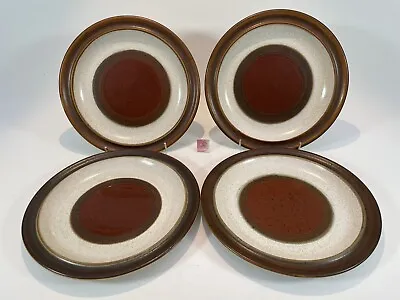 Buy Denby Potters Wheel Rustic Side Plates Set Of 4 -  8  Vintage 70's Retro Dining • 14.99£