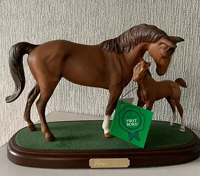 Buy ROYAL DOULTON HORSE FIRST BORN MARE & FOAL No. DA 182 CHESTNUT MATT  BOXED • 149£