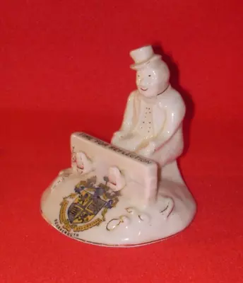 Buy Arcadian Crested China Man In Stocks (Time For Reflection) Bournemouth Crest • 4.99£