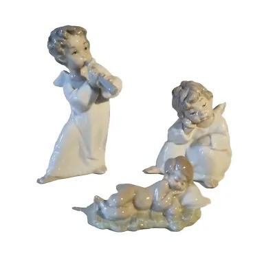 Buy 3 Lladro Angel Figurines • 10£
