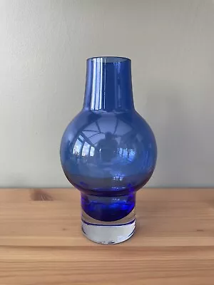 Buy Riihimaki 1371 Cobalt Blue Vase • 35£