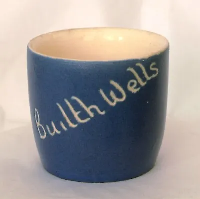 Buy Vintage Devon Blueware Eggcup: Builth Wells -  New Devon Pottery • 9£