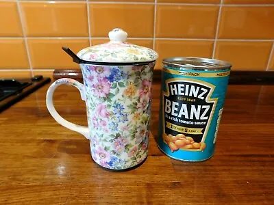 Buy Colourful New Duchess Lidded Cup / Mug & Tea Infuser - Chintz Decoration • 13.99£