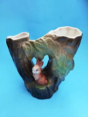 Buy Withernsea Eastgate  Pottery Fauna Vase - Rabbit • 5.99£