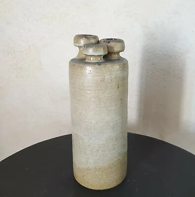 Buy Mid Century Rudi Stahl German Vintage Mushroom Tri Hole Ceramic Vase • 145£
