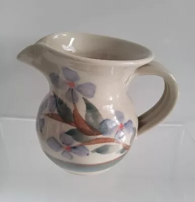 Buy  Highland Pottery Newtonmore Studio Pottery Jug Flower Flowers Design 10cm H • 7.99£