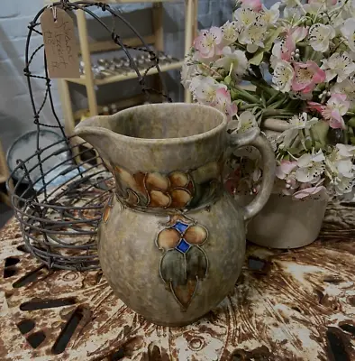 Buy Vintage Cranston Pottery Art Nouveau Jug Vase Collectable Tube Lined Ornament • 58£