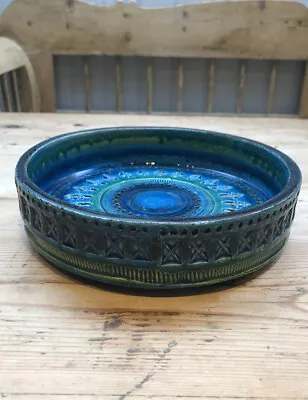 Buy BITOSSI FLAVIA Ceramic Bowl Rimini Blue? Model 742/20 - Aldo Londi Design, Italy • 49.99£