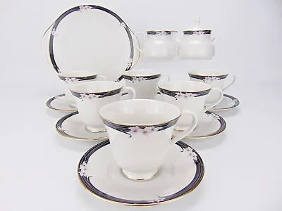 Buy Vintage Royal Doulton Vogue Collection Enchantment Porcelain Tea Set For 6 15Pc • 69.99£