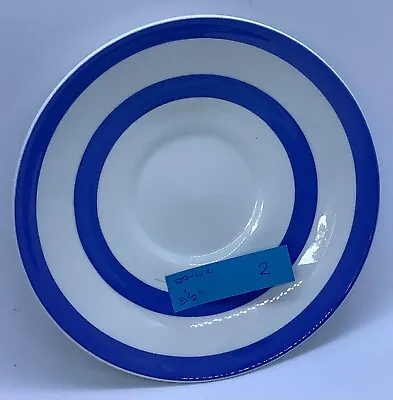 Buy Cornishware Blue & White Striped, 5&1/2  (14cm) Saucer (2) • 11.31£