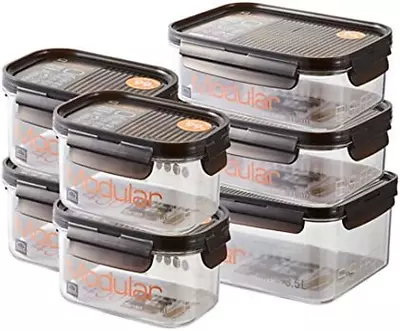 Buy Storage Cans Set Of 7 BISFREE, BPA Free & Airtight - Fresh Holding Cans With Lid • 64.59£