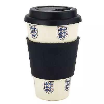 Buy England FA Football Eco Coffee Tea Cup Reusable Official • 4.99£