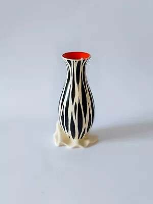Buy Vintage Beswick Zebra / Zebrette Pottery Vase By Albert Hallam 1950s • 58£