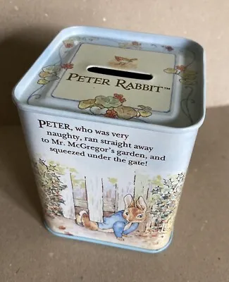 Buy Beatrix Potter Peter Rabbit Tin Money Box • 6.50£