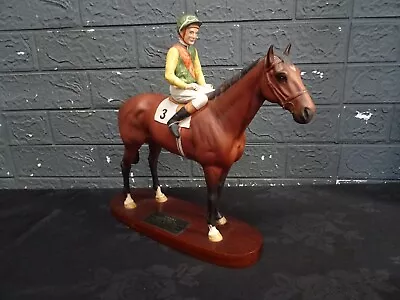 Buy BESWICK HORSE RACEHORSE NIJINSKY LESTER PIGGOTT UP  No. 2352 CONNOISSUER PERFECT • 215£
