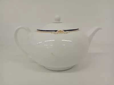 Buy Vintage Wedgwood Cavendish White Bone China Lidded Teapot - H221 • 9.99£