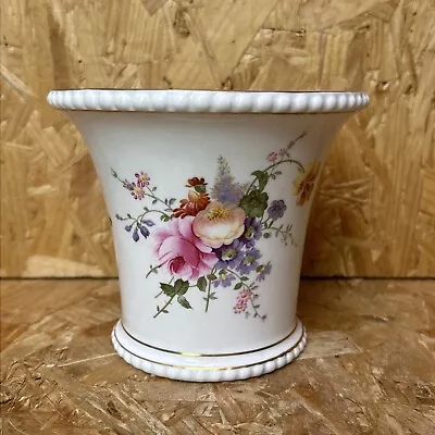 Buy Bow China? Royal Crown Derby Posies? Jardinière Cachepot Planter Vase Pot 12cm • 8.99£