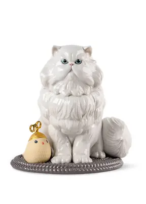 Buy New Lladro Persian Cat Figurine Karge #9688 Brand Nib Gold Toy Cute Save$$ F/sh • 753.73£