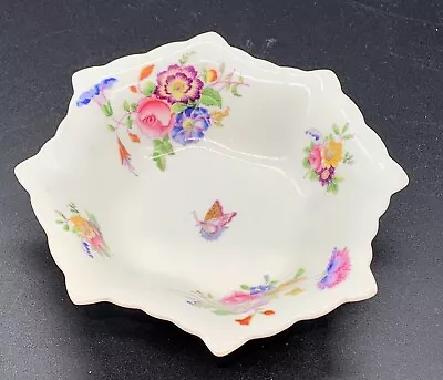 Buy Vintage Cauldon China Bowl Decorated With Butterfly And Flowers • 9.75£