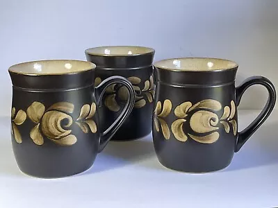 Buy Denby Bakewell  Mugs X3 Stoneware - Retro • 7.50£