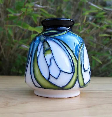 Buy Moorcroft Forde Abbey Vase Shape 198/2 First Quality RRP £185 Snowdrops V Lovatt • 99£