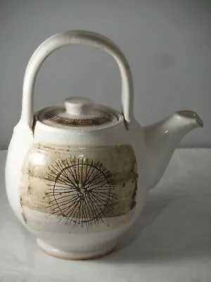 Buy VERY RARE PETER RIFFIN 1935-2003 SUTTON STUDIO POTTERY INCISED TEAPOT 21cms HIGH • 24.99£