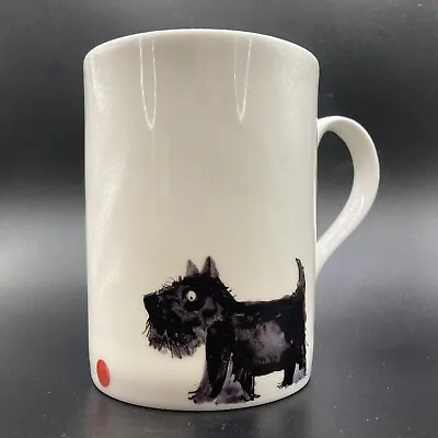 Buy Roy Kirkham Black Scottie Scottish Terrier With Red Ball & Bowl Bone China Mug • 19.90£
