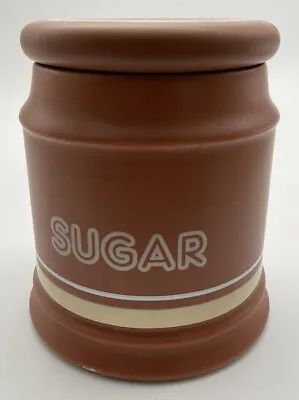 Buy Hornsea Pottery - Cinnamon - Sugar - Cannister Storage Jar - Perfect With Lid • 19.95£