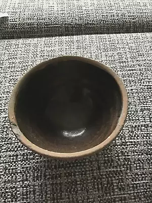 Buy Leach Pottery St Ives Early Standard Ware Rustic Deep Bowl - Brown Glaze • 0.99£