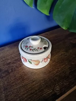 Buy Vintage Wedgewood Quince Oven To Tableware Mustard Pot Little Pot Floral Fruit • 12.99£