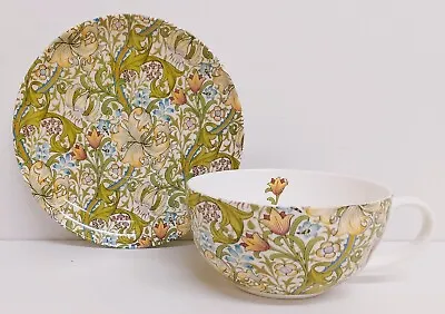 Buy William Morris Golden Lily Cup & Saucer Fine China Cappuccino Lilies Art Nouveau • 17.50£