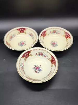 Buy Vintage Portland Pottery Cobridge Bowl Set Of 3 Floral England • 11.35£