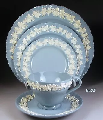 Buy Wedgwood Queensware Cream On Lavender Shell Edge Place Setting - Excellent • 100.69£