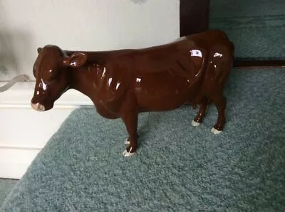 Buy Beswick Red Poll Cow No 4111 Brand New And Boxed Made In 2001 Ltd Edition. • 225£