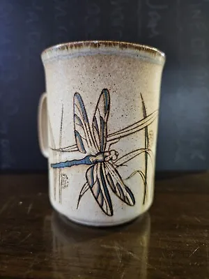Buy Vintage Dunoon Dragonfly Tall Stoneware Mug • 20£