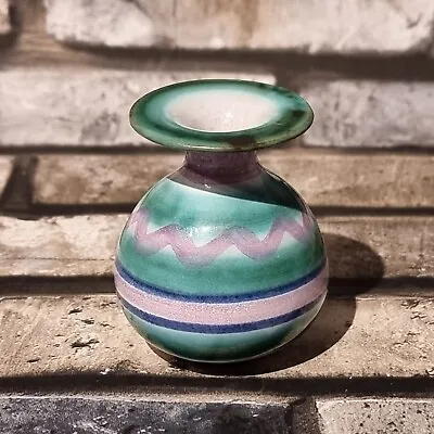 Buy Vintage Tintagel Pottery Cornwall Mini Vase Studio Art Pottery Celtic • 4.99£