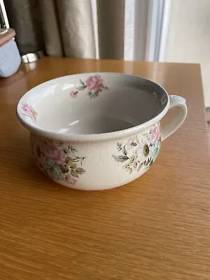 Buy Vintage Arthur Wood Pottery Mini Chamber  Pot  Planter Bowl Rose Decoration • 9.50£
