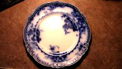 Buy Antique Flow Blue 8 3/4  Dinner Plate Ovando Pattern Alfred Meakin 1890's Exc. • 28.81£