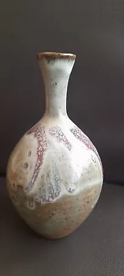 Buy Vintage Clovelly Studio Pottery Bud  Vase Clive Pearson Drip Glaze 5.5  • 13£