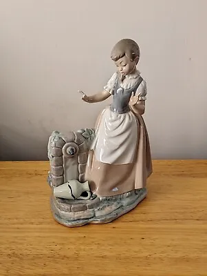 Buy Nao By Lladro Figurine: Oh My Goodness Girl With Broken Water Jug • 8£